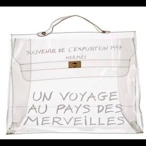 Hermès Kelly vinyl bag 1997 vintage